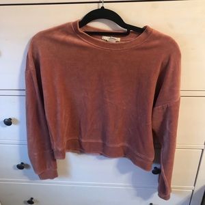 Velour Sweatshirt